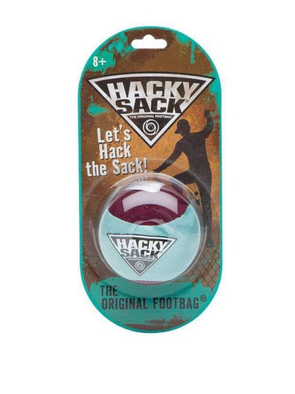 NWT- Hacky Sack Original Footbag in Teal and Maroon
